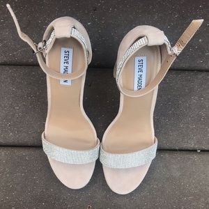 Steve Madden rhinestone block heels